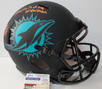 Miami Dolphins Jevon Holland Signed Full Size Eclipse Replica Helmet Jsa Coa