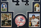 Framed N.Y. Yankees Reggie Jackson Autographed Signed Jersey Jsa Coa