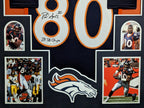 Framed Denver Broncos Rod Smith Autographed Signed Inscribed Jersey Jsa Coa
