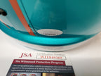 Miami Dolphins Zach Thomas Signed Insc Full Size Flash Rep Helmet Jsa Coa