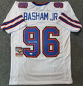 Buffalo Bills Carlos "Boogie" Basham Jr Autographed Signed Jersey Jsa Coa