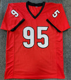 Georgia Bulldogs Devonte Wyatt Autographed Signed Jersey Jsa  Coa