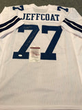 Jim Jeffcoat Autographed Signed Inscribed Dallas Cowboys Jersey Jsa  Coa
