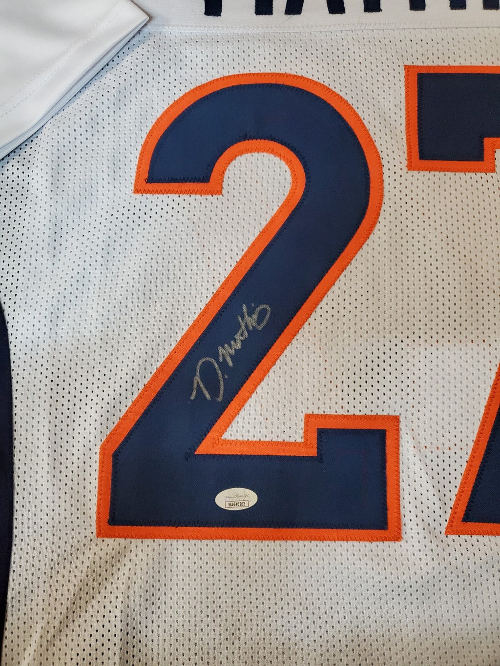 Denver Broncos Damarri Mathis Autographed Signed Jersey Jsa Coa