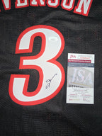 Philadelphia 76Ers Allen Iverson Autographed Signed Jersey Jsa Coa