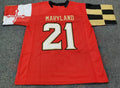 Sean Davis Custom Unsigned Maryland Terrapins Jersey