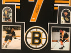 Framed Phil Esposito Autographed Signed Boston Bruins Jersey Jsa Coa