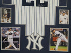 Framed New York Yankees Robinson Cano Autographed Signed Jersey Psa Coa