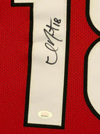 Framed Georgia Bulldogs Isaac Nauta Autographed Signed Jersey Jsa Coa