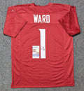 Washington State Cougars Cameron Ward Autographed Signed Jersey Jsa Coa