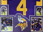 Framed Minnesota Vikings Dalvin Cook Autographed Signed Jersey Beckett Holo