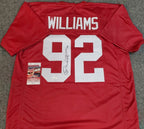 Alabama Crimson Tide Quinnen Williams Autographed Signed Jersey Jsa Coa