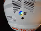 Denver Broncos Pat Surtain Ii Signed 2X Insc Replica Full Size Helmet Beckett