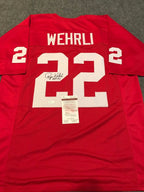 Roger Wehrli Autographed Signed Inscrebed St. Louis Cardinals Jersey Jsa Coa