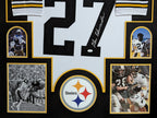 Framed Pittsburgh Steelers Glen Edwards Autographed Jersey Jsa Coa
