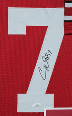 Framed Ohio State Buckeyes Cam Heyward Autographed Signed Jersey Jsa Coa