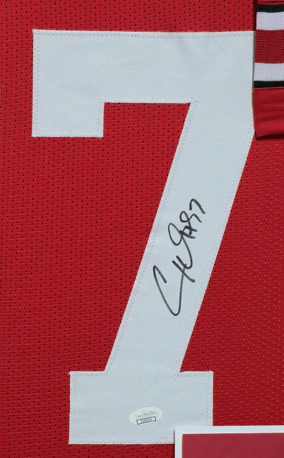 Framed Ohio State Buckeyes Cam Heyward Autographed Signed Jersey Jsa Coa