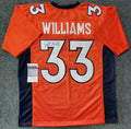 Denver Broncos Javonte Williams Autographed Signed Jersey Jsa  Coa