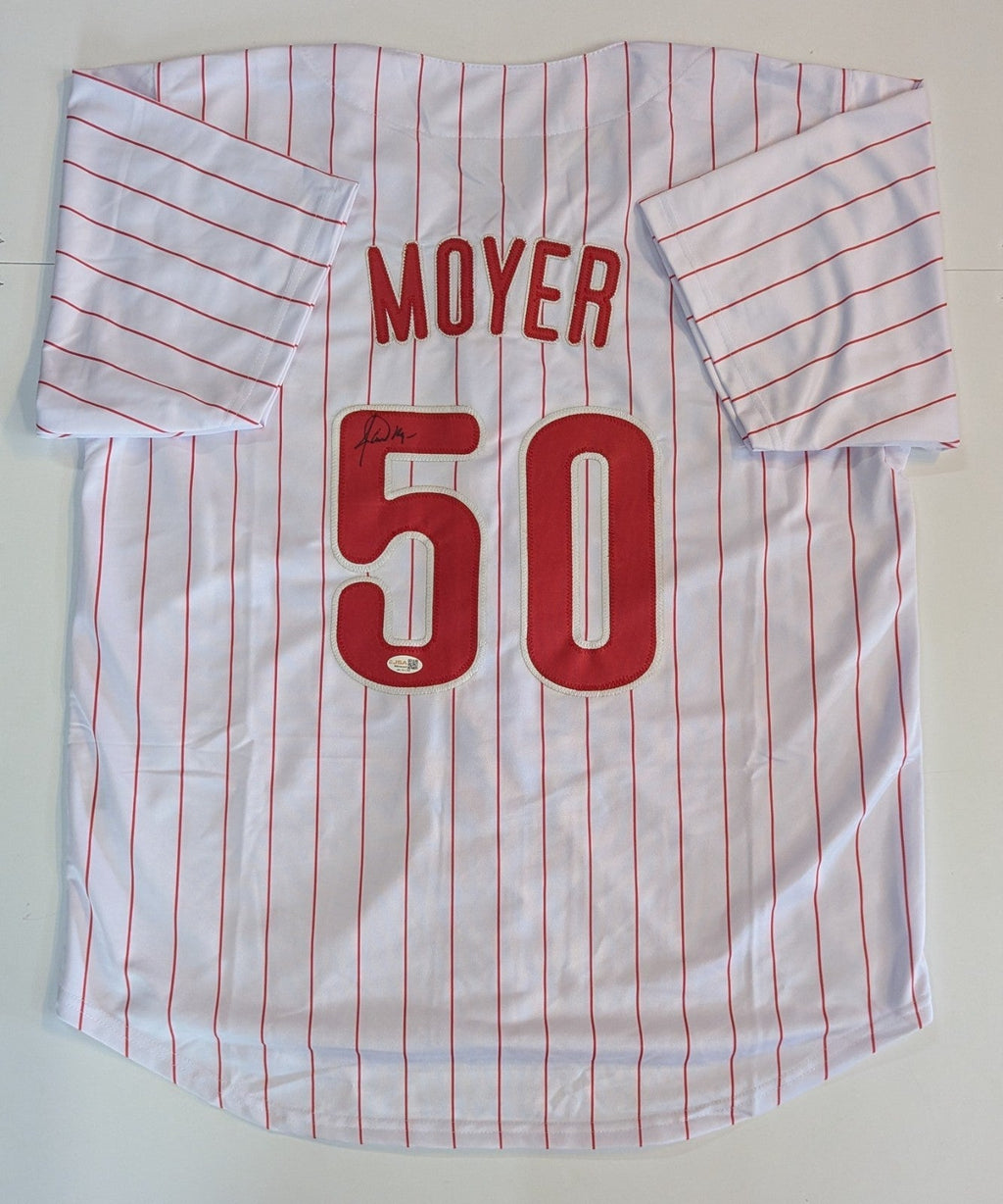 Philadelphia Phillies Jamie Moyer Autographed Signed Custom Jersey Jsa Coa