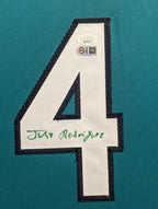 Framed Seattle Mariners Julio Rodriguez "2022 Roy" Autographed Jersey Jsa Coa