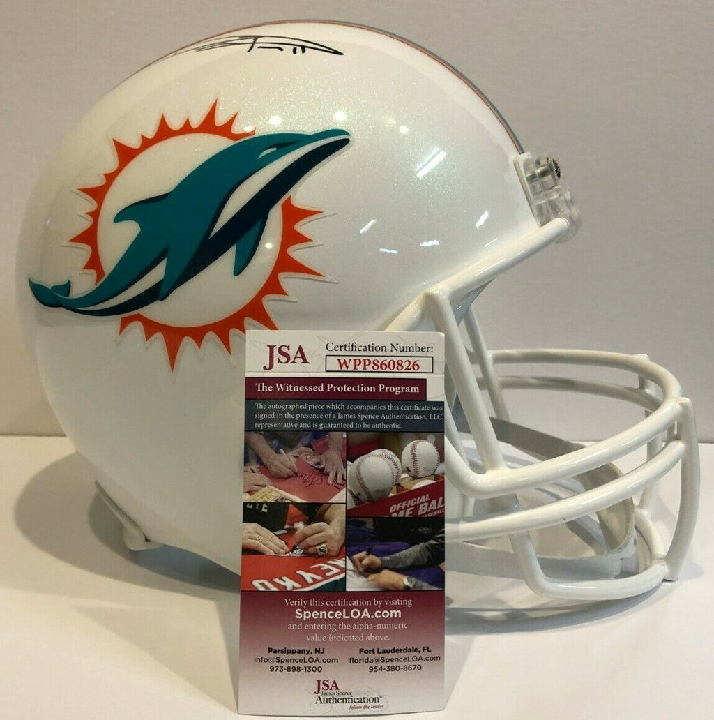 Devante Parker Signed Miami Dolphins Replica Full Size Helmet Jsa Coa