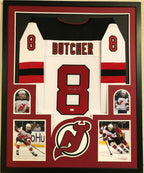 Framed New Jersey Devils Will Butcher Autographed Signed Jersey Jsa Coa