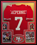 Framed San Francisco 49Ers Colin Kaepernick Autographed Jersey Psa Holo