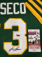 Oakland A's  Jose Canseco Autographed Inscribed "40/40" Jersey Jsa Coa