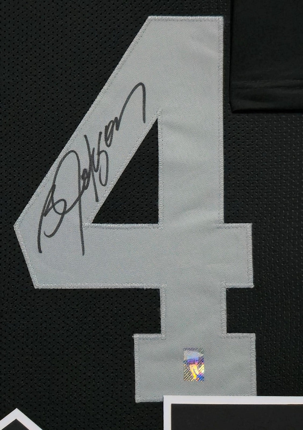 Framed Oakland Raiders Bo Jackson Autographed Signed Jersey Bo Jackson Hologram