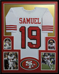 Framed San Francisco 49Ers Deebo Samuel Autographed Signed Jersey Jsa Coa