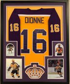 Framed Marcel Dionne Autographed Signed Inscribed L.A. Kings Jersey Jsa Coa