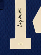 Framed Dallas Cowboys Craig Morton Autographed Signed Jersey Jsa Coa