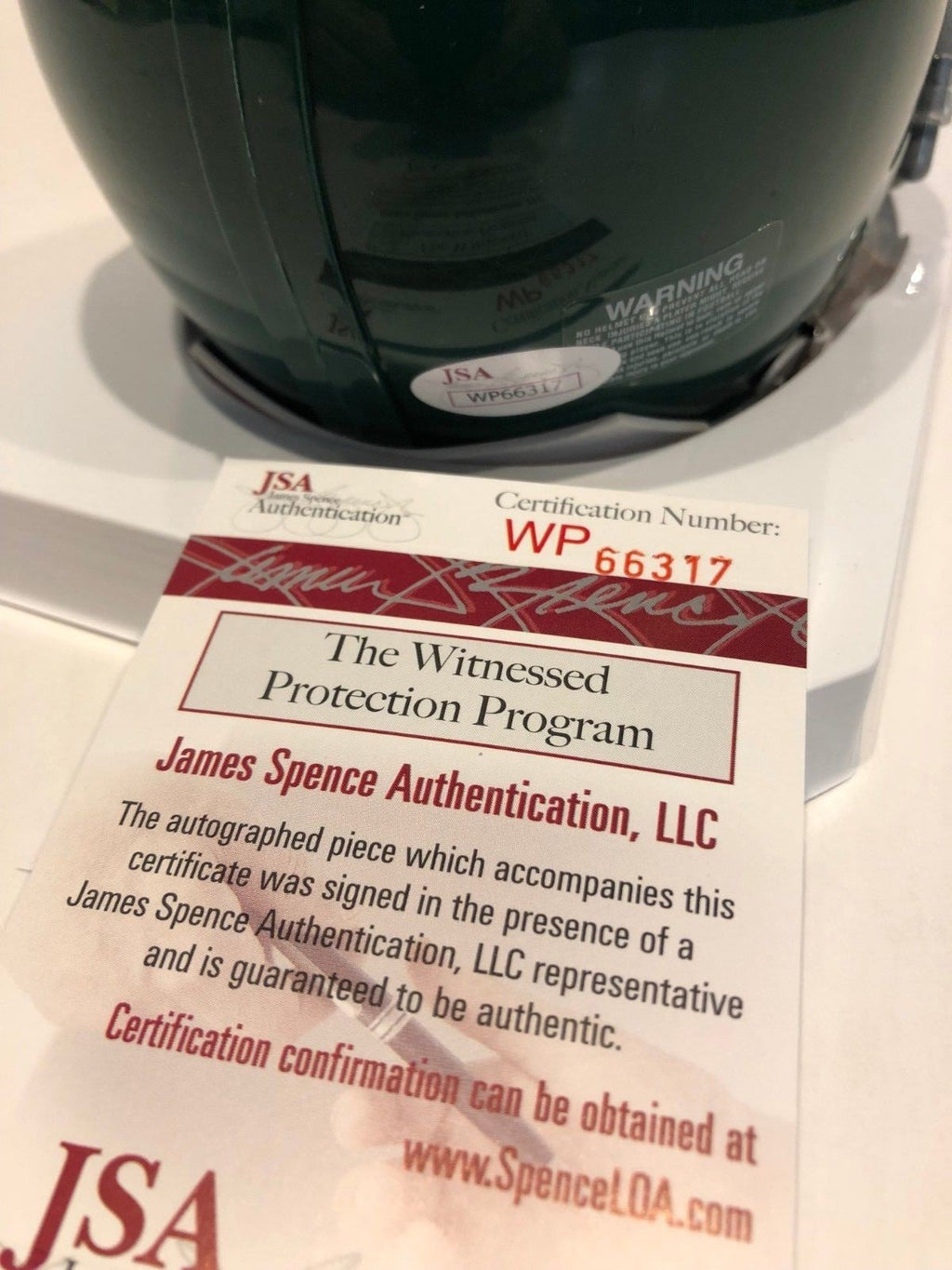 Vince Papale Autographed Signed Inscribe Philadelphia Eagles Mini Helmet Jsa Coa