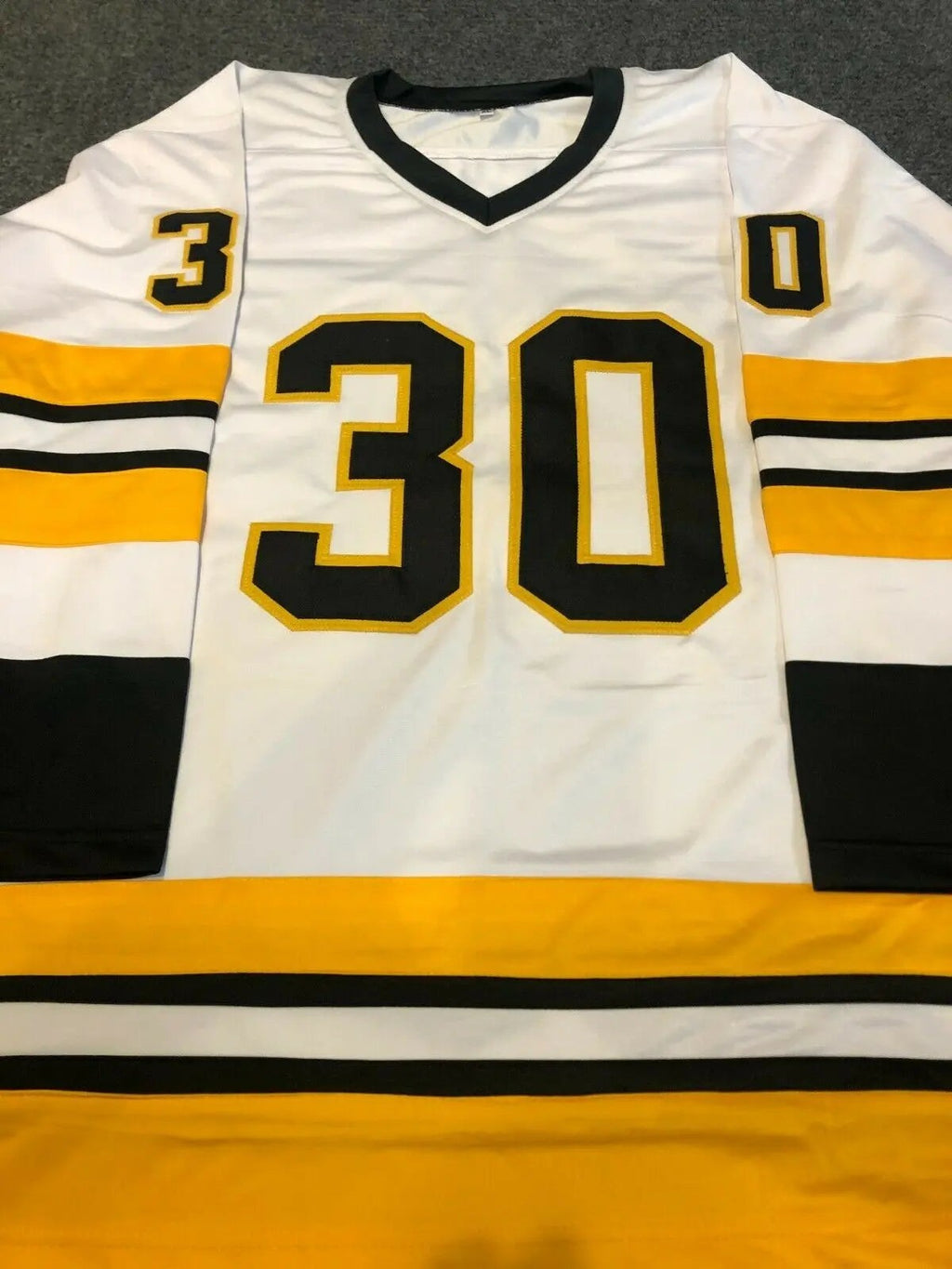 Boston Bruins Gerry Cheevers Autographed Signed Inscribed Jersey Jsa Coa