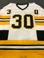 Boston Bruins Gerry Cheevers Autographed Signed Inscribed Jersey Jsa Coa