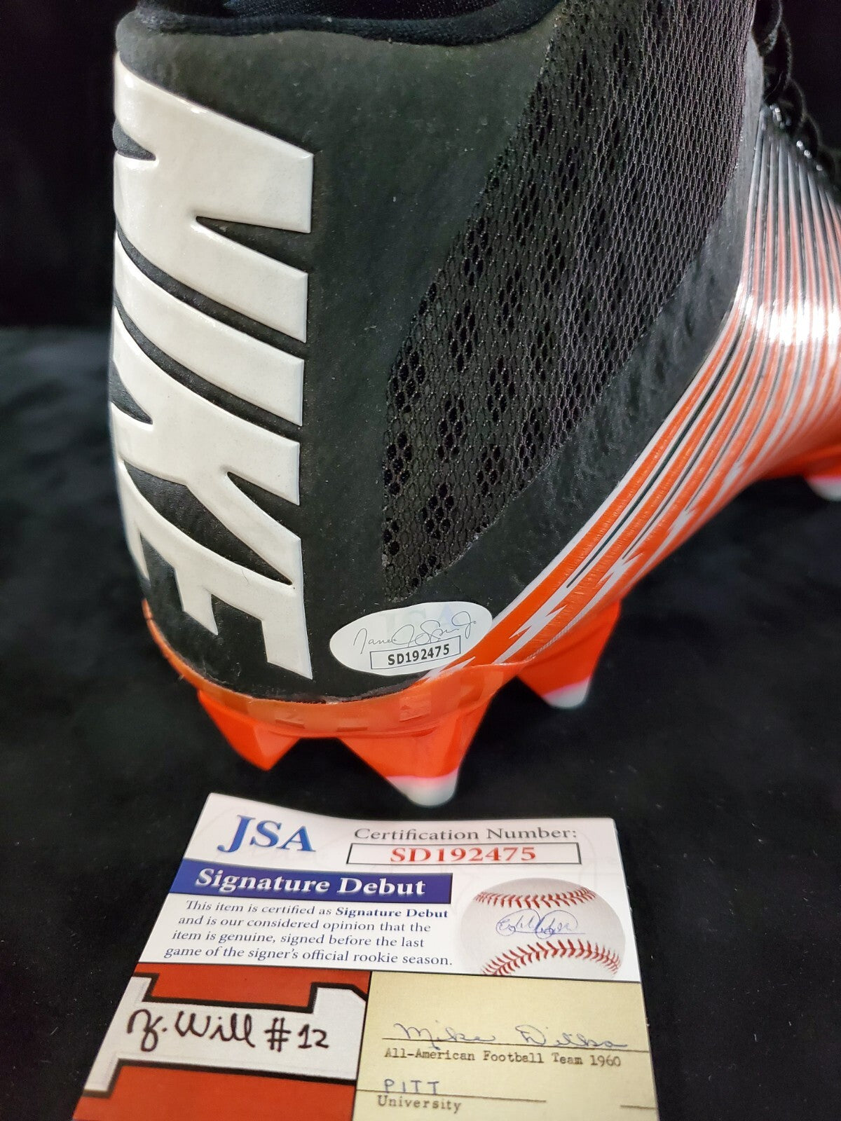 Greg Newsome Ii Autographed Signed Cleat Jsa Coa