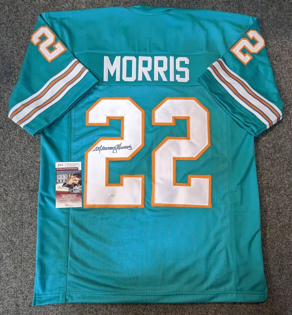 Miami Dolphins Mercury Morris Autographed Signed Jersey Jsa Coa