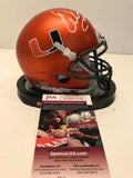 Warren Sapp Autographed Signed Miami Hurricanes Mini Helmet Jsa Coa