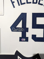 Framed Detroit Tigers Cecil Fielder Autographed Signed Jersey Beckett Holo