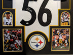 Framed Pittsburgh Steelers Alex Highsmith Autographed Signed Jersey Jsa Coa