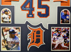 Framed Detroit Tigers Cecil Fielder Autographed Signed Jersey Beckett Holo