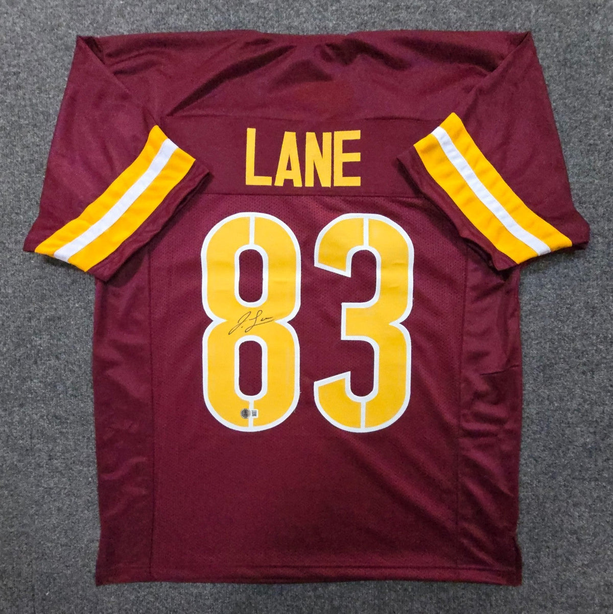 Washington Commanders Jaylin Lane Signed Autographed Football Jersey Bas Holo