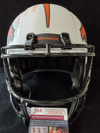 Denver Broncos Kj Hamler Autographed Inscribed Full Sz Lunar Rep Helmet Jsa Coa