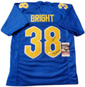 Pitt Panthers Cam Bright Autographed Signed Inscribed Jersey Jsa Coa