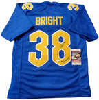 Pitt Panthers Cam Bright Autographed Signed Inscribed Jersey Jsa Coa