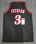 Philadelphia 76Ers Allen Iverson Autographed Signed Jersey Jsa Coa