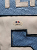 Framed Unc Tar Heels Vince Carter Autographed Signed Jersey Psa Coa