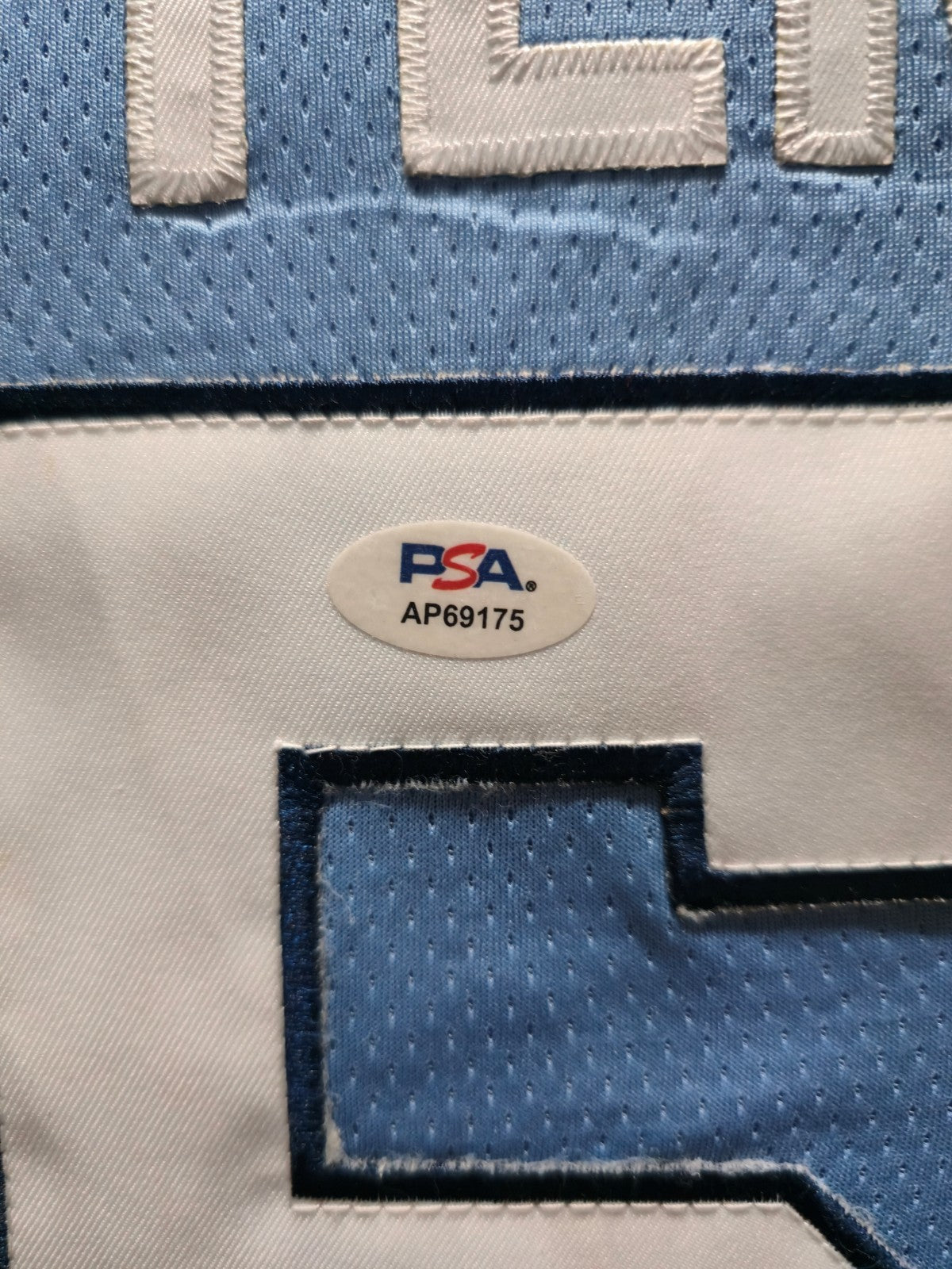 Framed Unc Tar Heels Vince Carter Autographed Signed Jersey Psa Coa