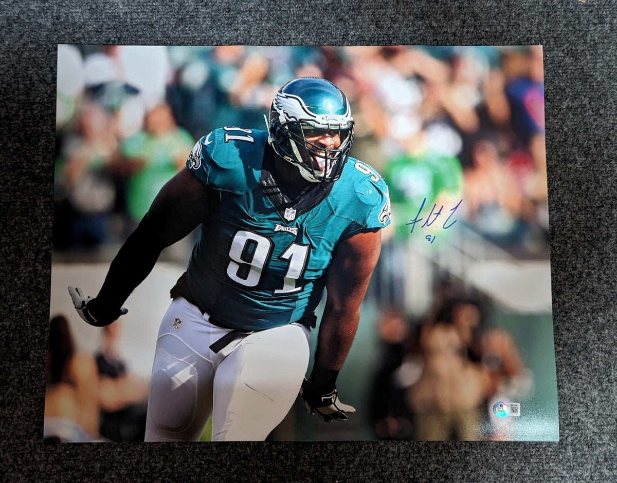 Philadelphia Eagles Fletcher Cox Autographed Signed 16X20 Photo Beckett Holo