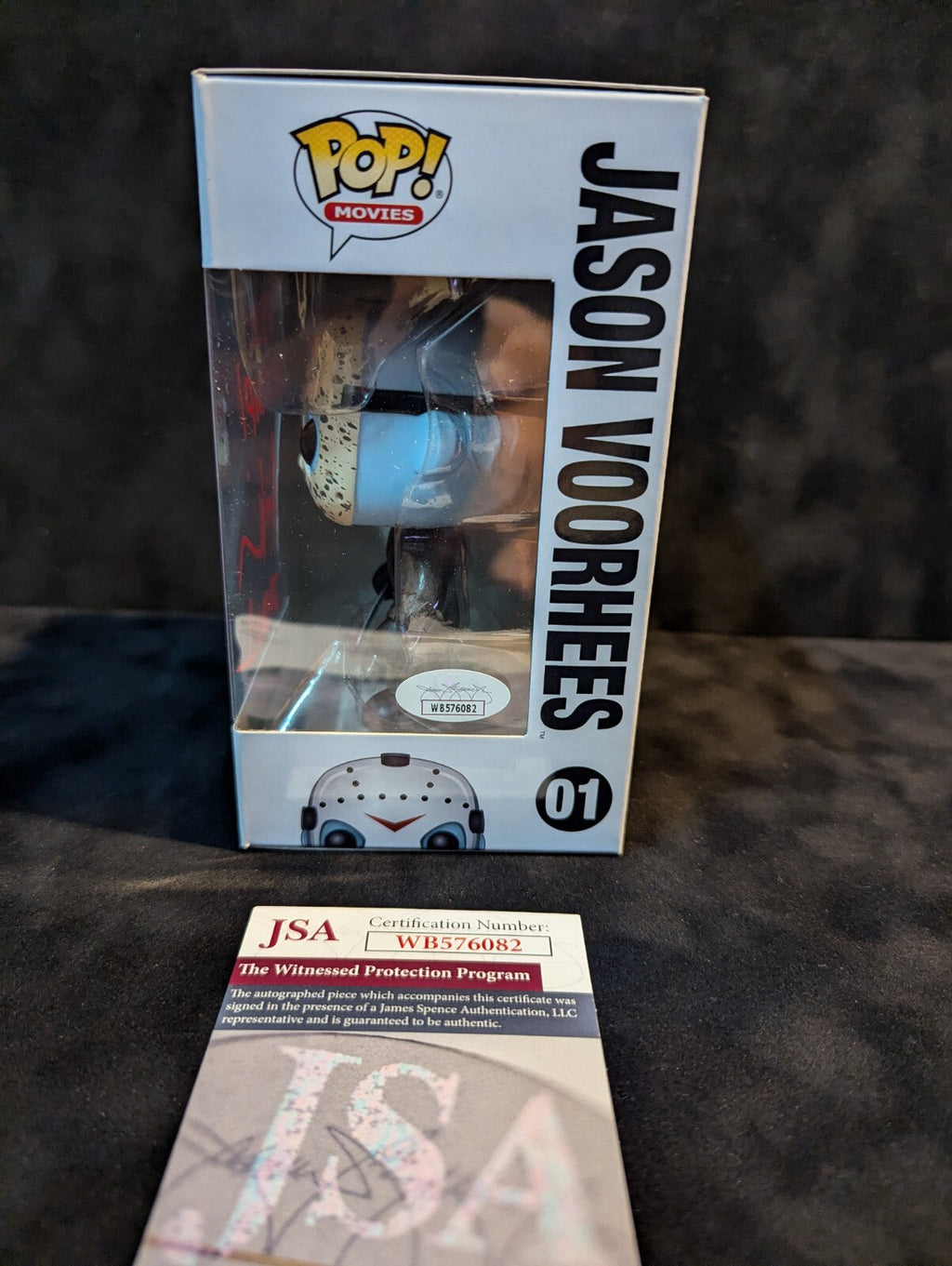 Ari Lehman Signed Insc Friday The 13Th Jason Voorhees Funko Pop Jsa Coa